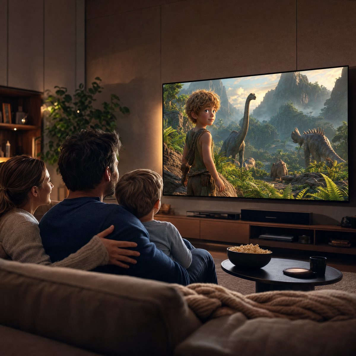 The Dinosaur Adventure - family watching