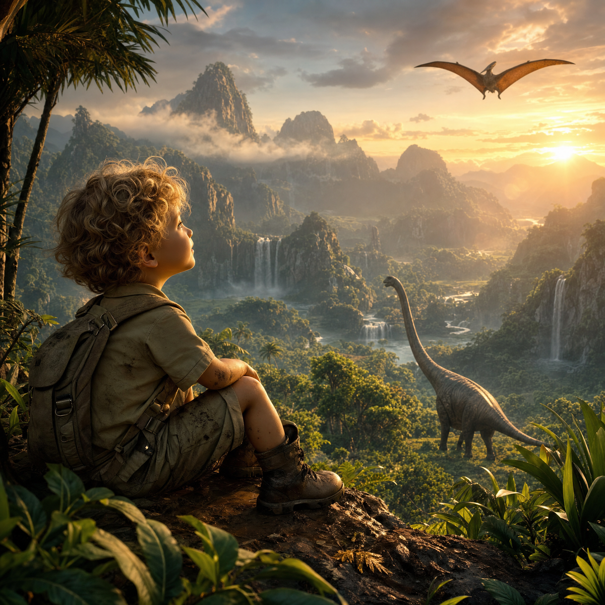 The Dinosaur Adventure - cinematic scene