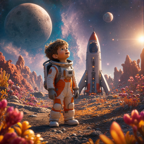 Journey Through Space - cinematic scene